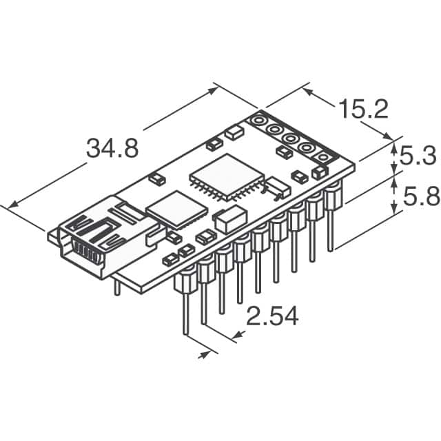 DLP-232PC DLP Design Inc.  Microcontrôleurs Modules FPGA à microprocesseur